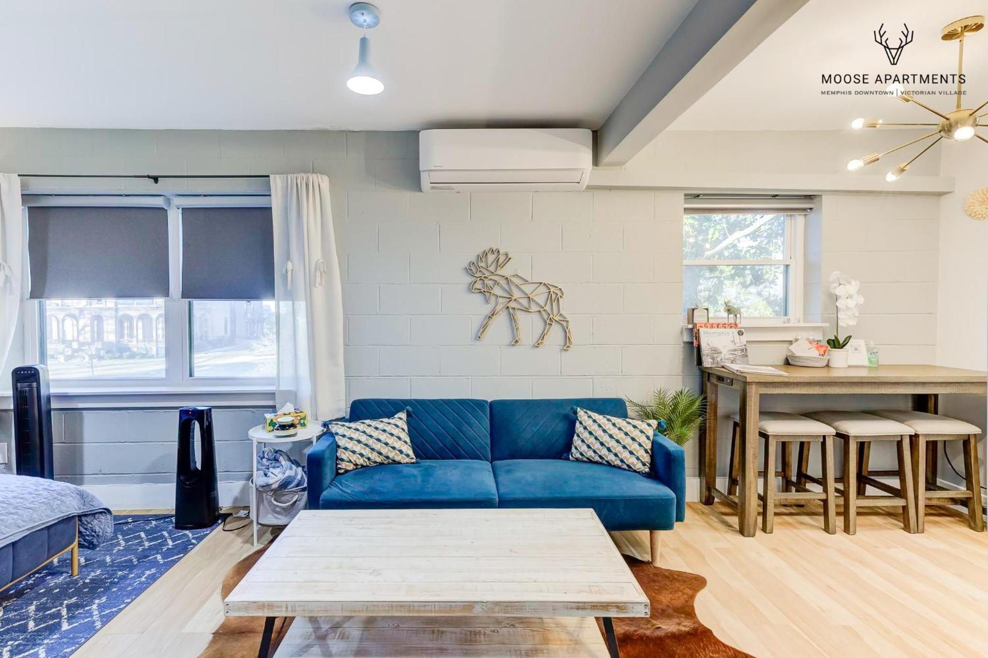 The Moose #7 - Instaworthy Studio With Amazing Views, Free Parking & Heated King Bed Memphis Luaran gambar