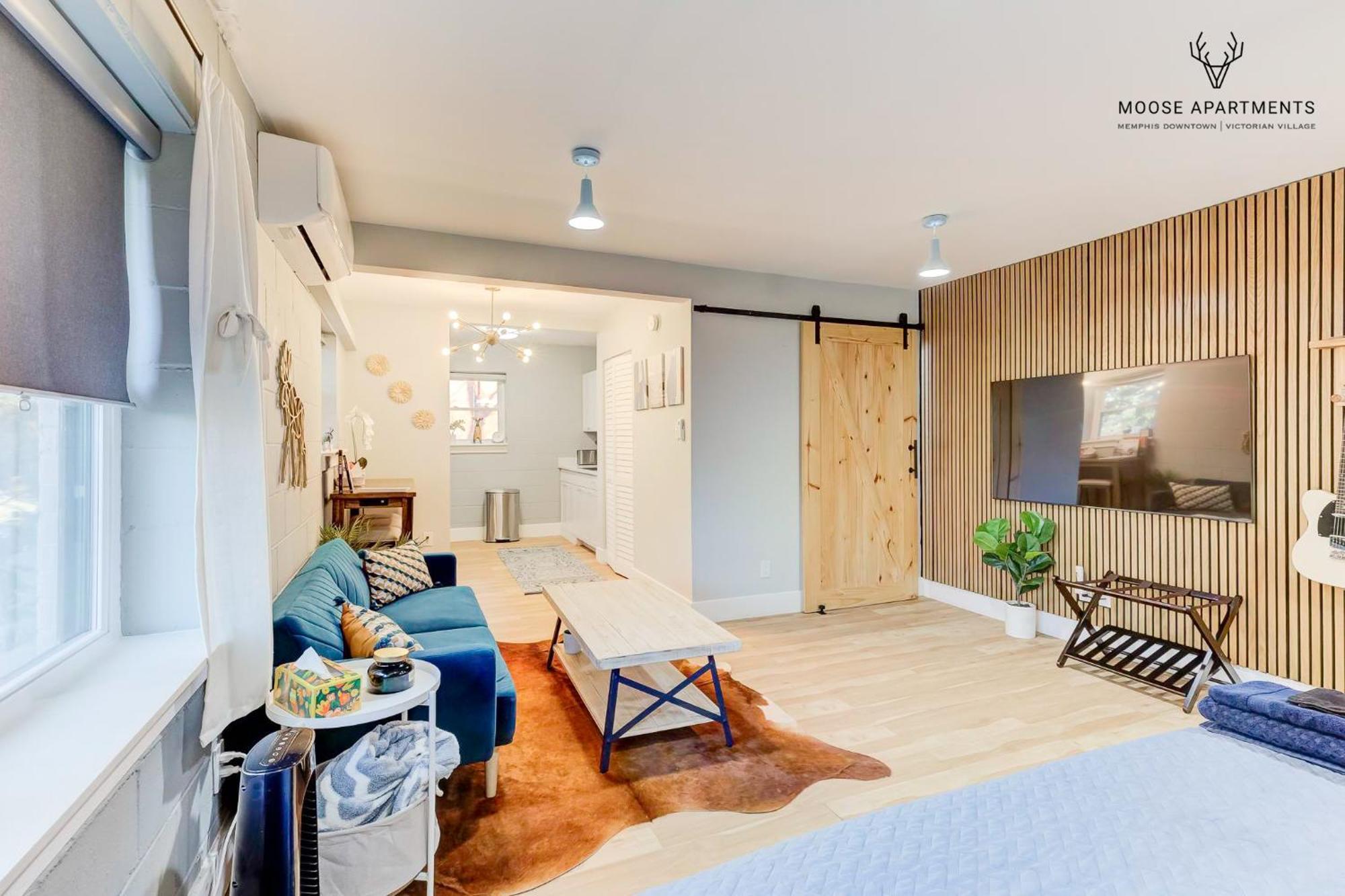 The Moose #7 - Instaworthy Studio With Amazing Views, Free Parking & Heated King Bed Memphis Luaran gambar
